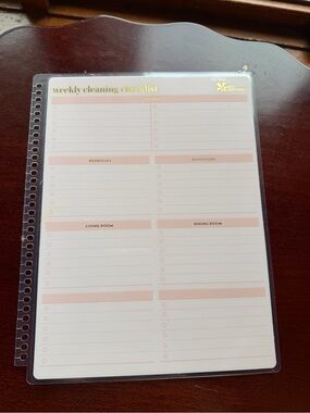 Erin Condren Snap-In Weekly Cleaning Checklist